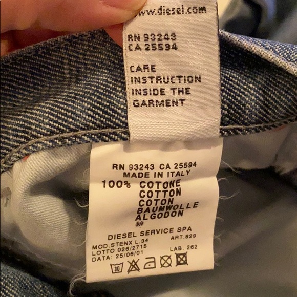 NWT Diesel Jeans - Picture 8 of 9